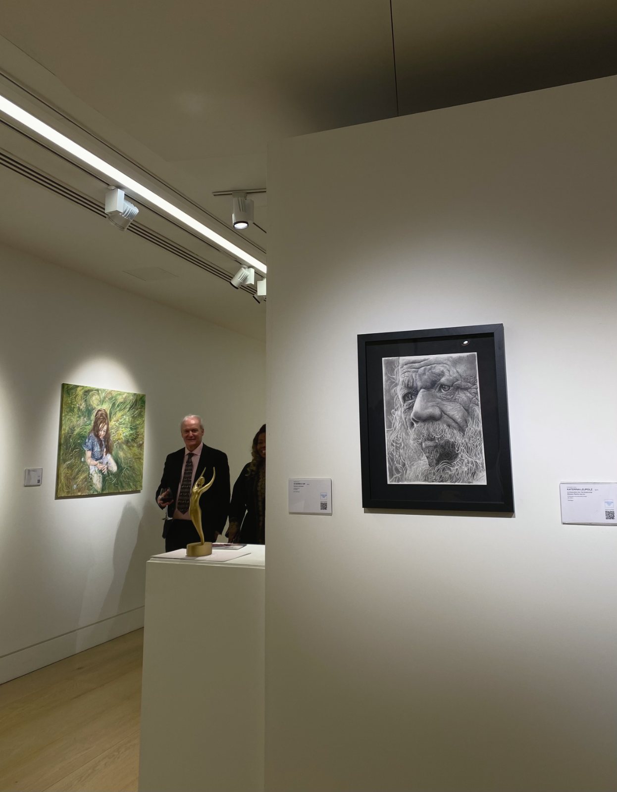 Wisdom in Wrinkles on display at Phillips, London, 2023